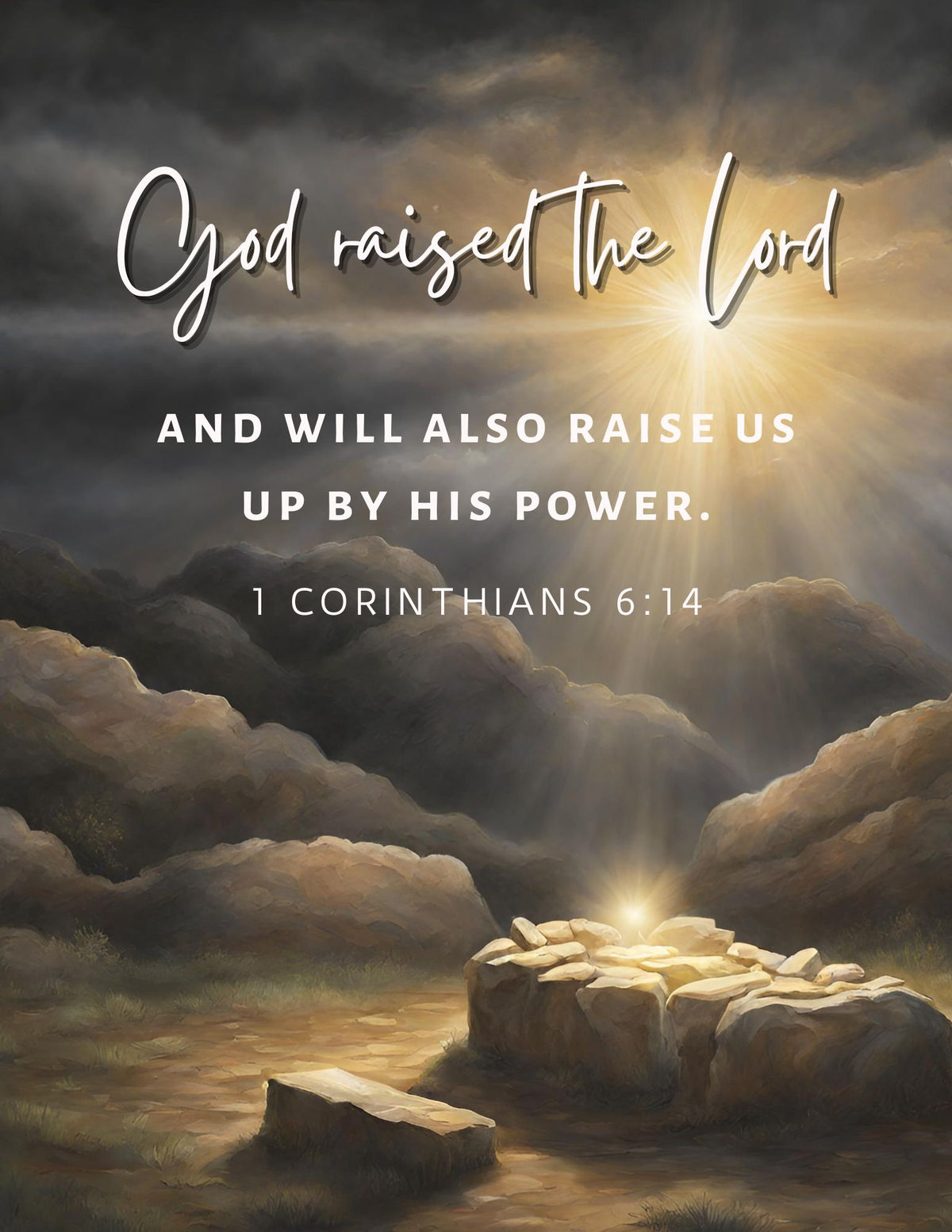 Easter Bible Verses Wall Art Collection