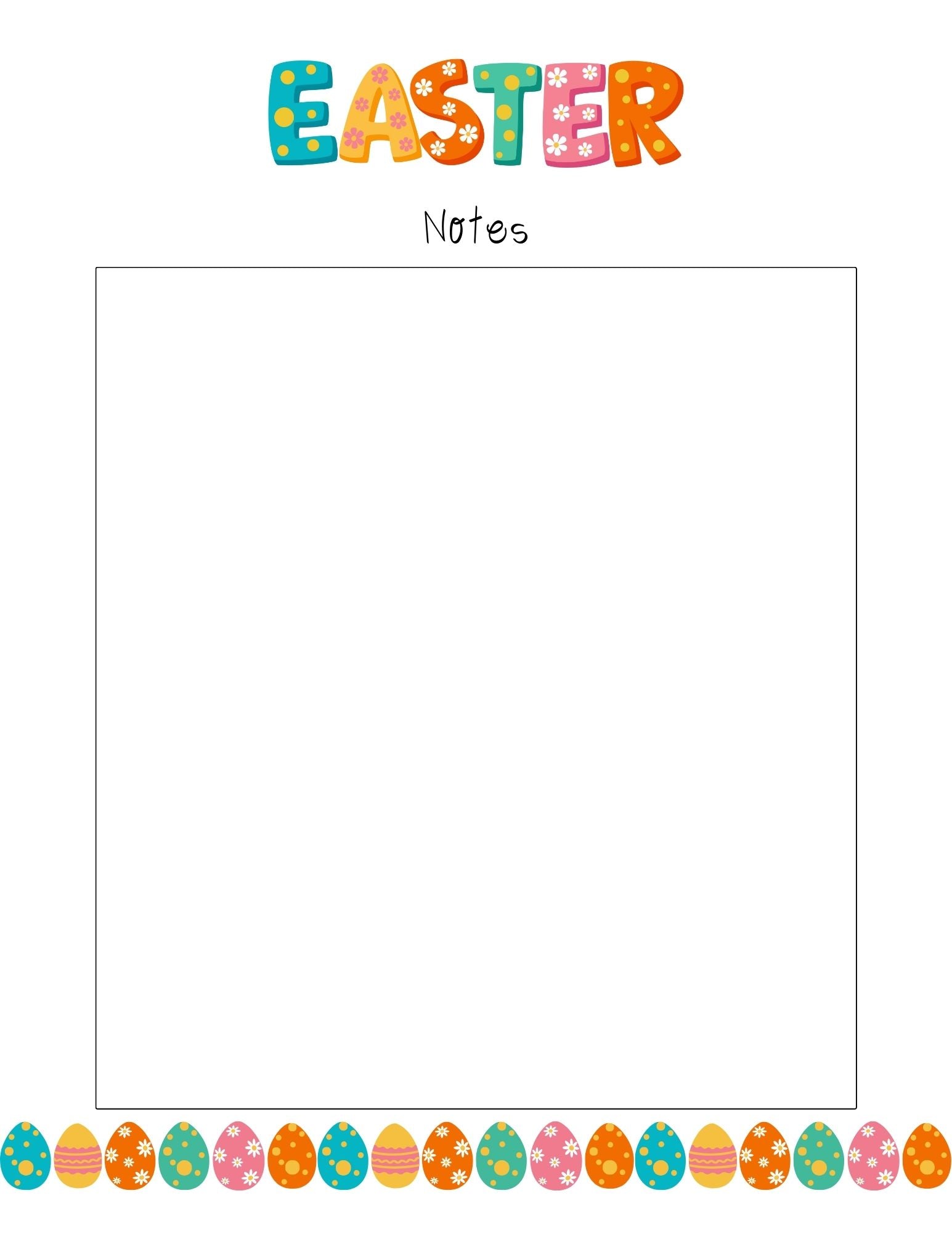 Easter Planner