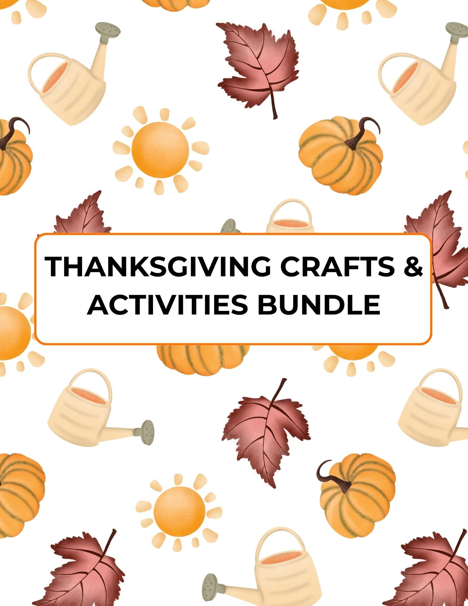 Thanksgiving Crafts and Activities Bundle