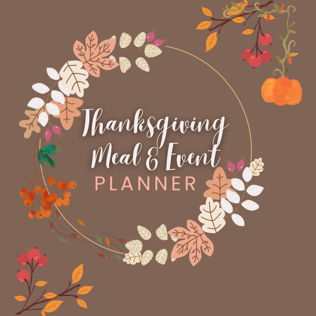 Thanksgiving Meal and Event Planner