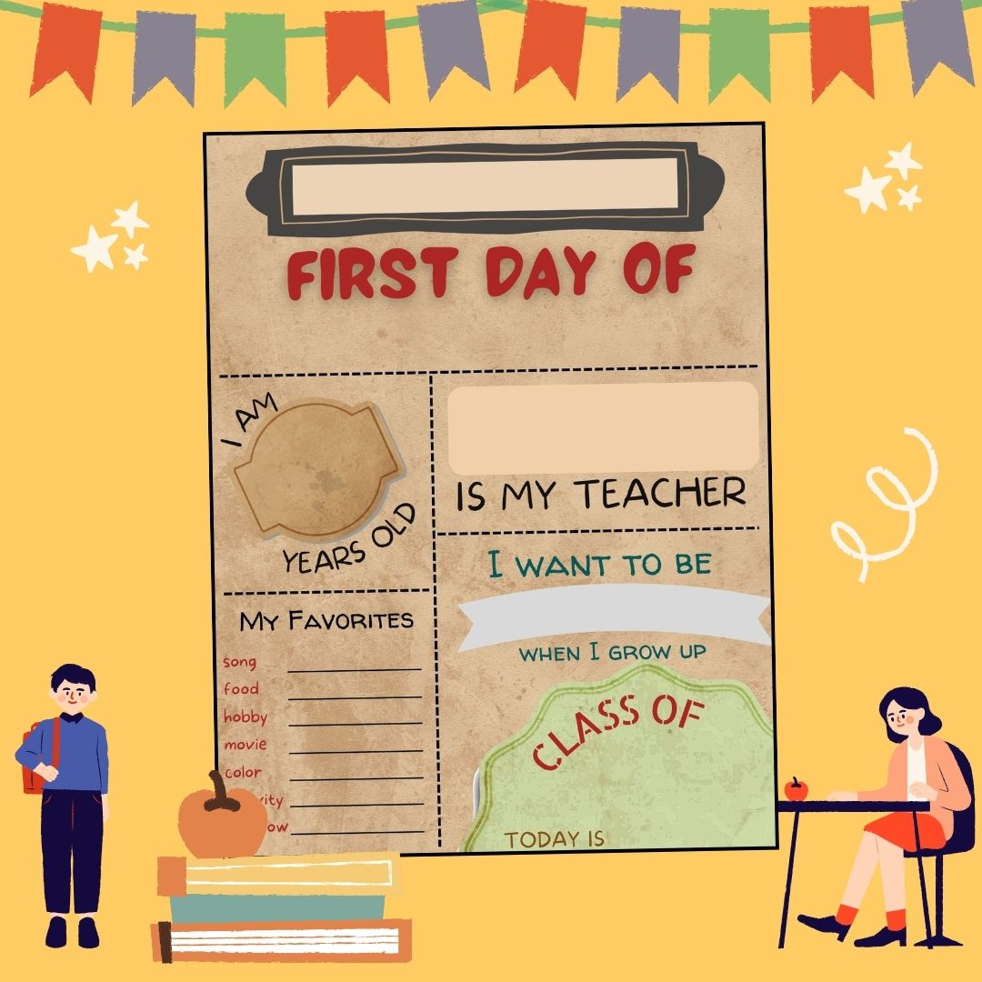 DIY Back To School Sign
