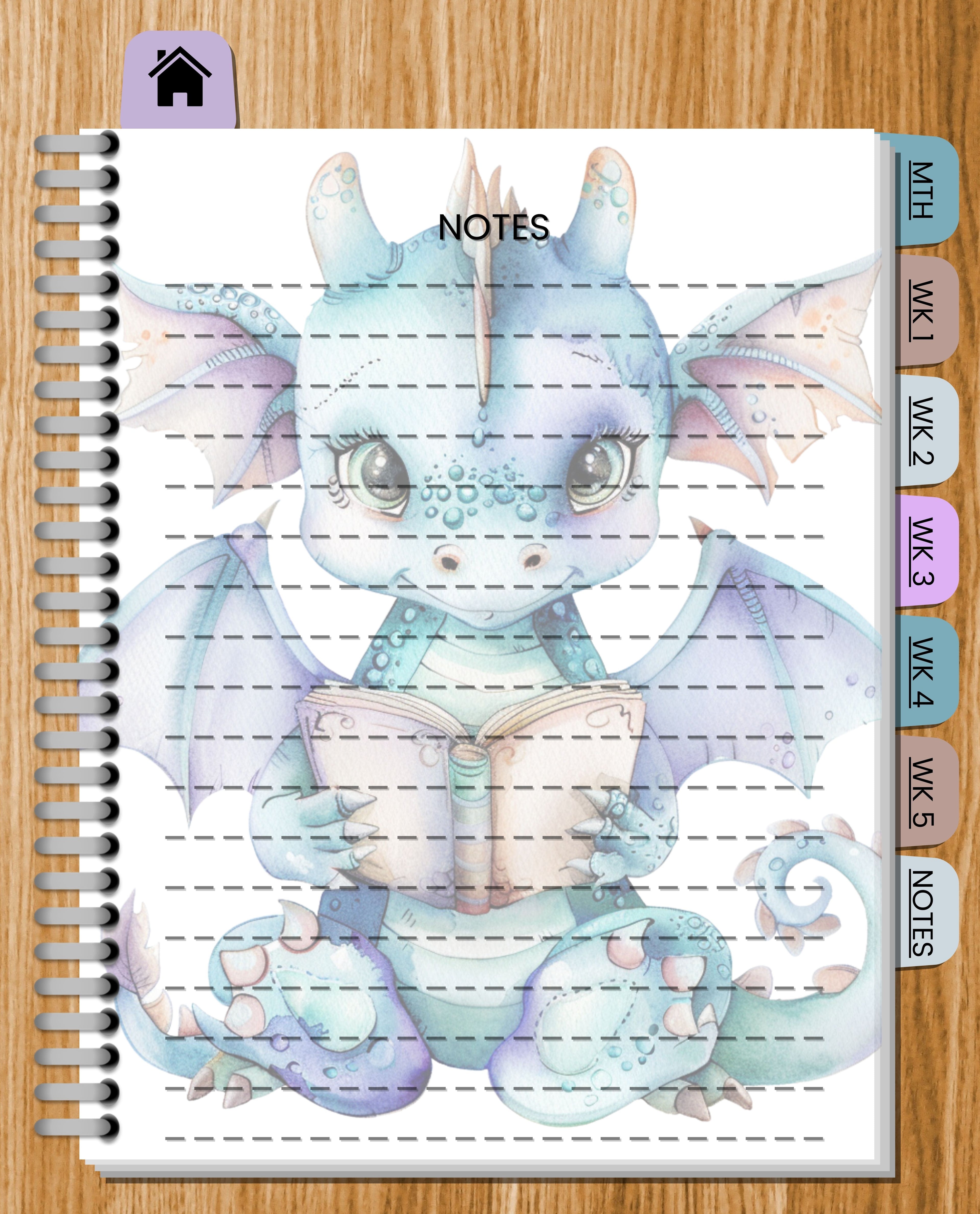 Roar-Some Dinosaur Digital Planner for Kids