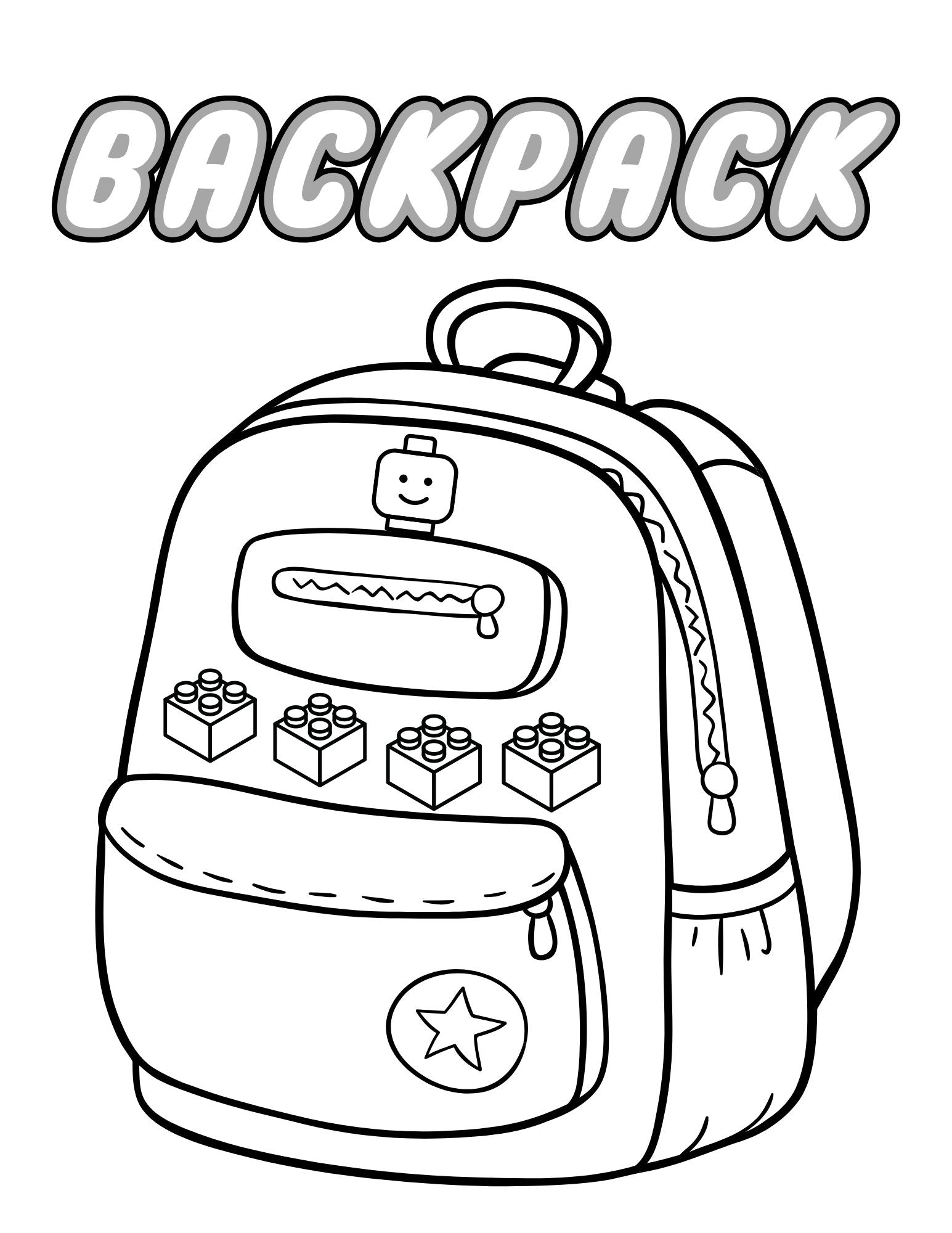 First Day of School Coloring Book