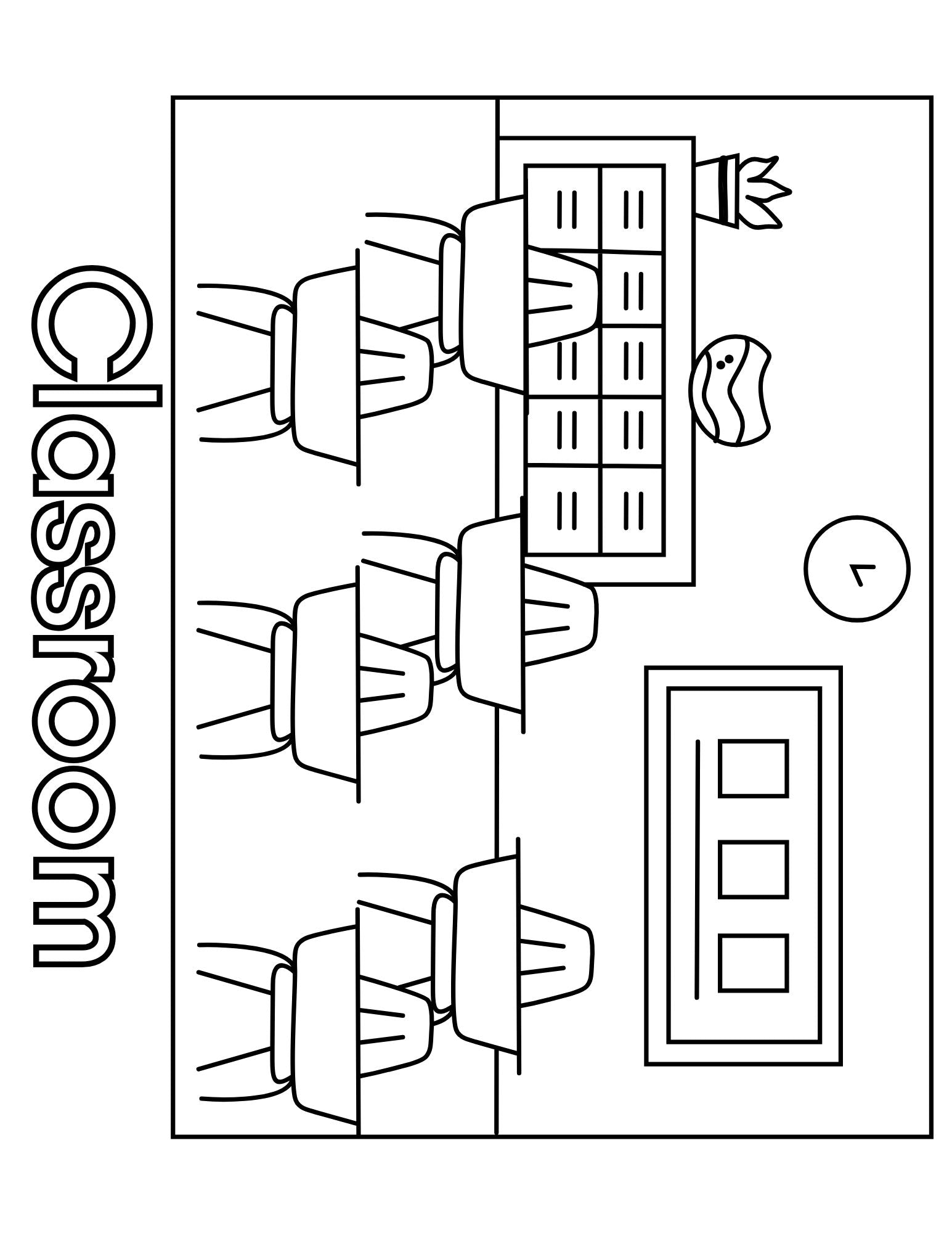 First Day of School Coloring Book