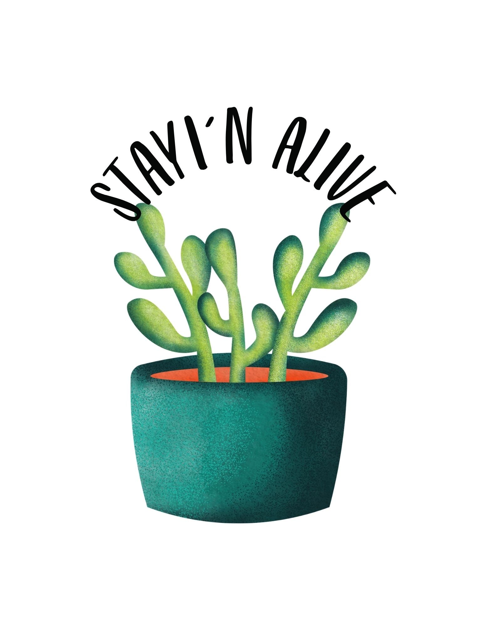 Plant Wall Art with Quotes