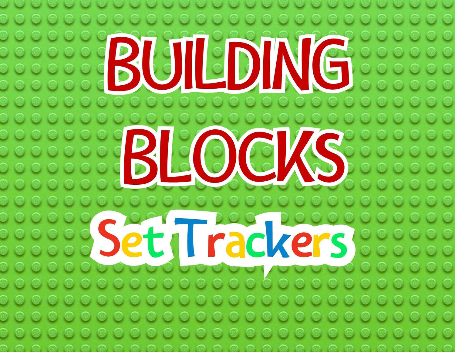 Building Block Tracker Sheets (light colored block background)