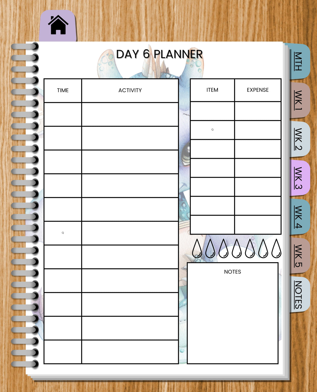 Roar-Some Dinosaur Digital Planner for Kids
