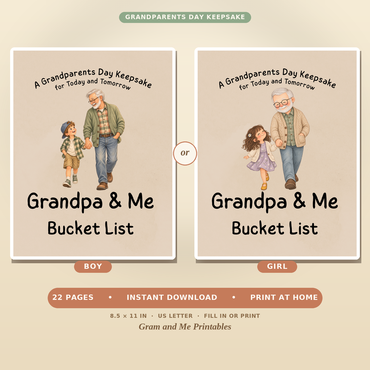 Grandpa & Me Bucket List