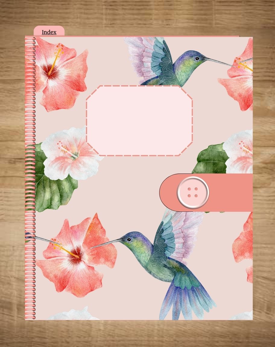 planner on a table top