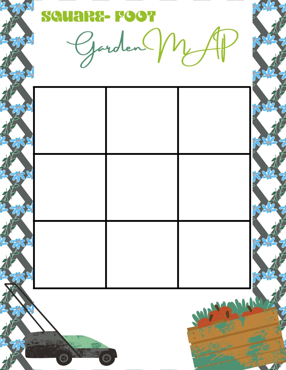 Garden Planner in Blue