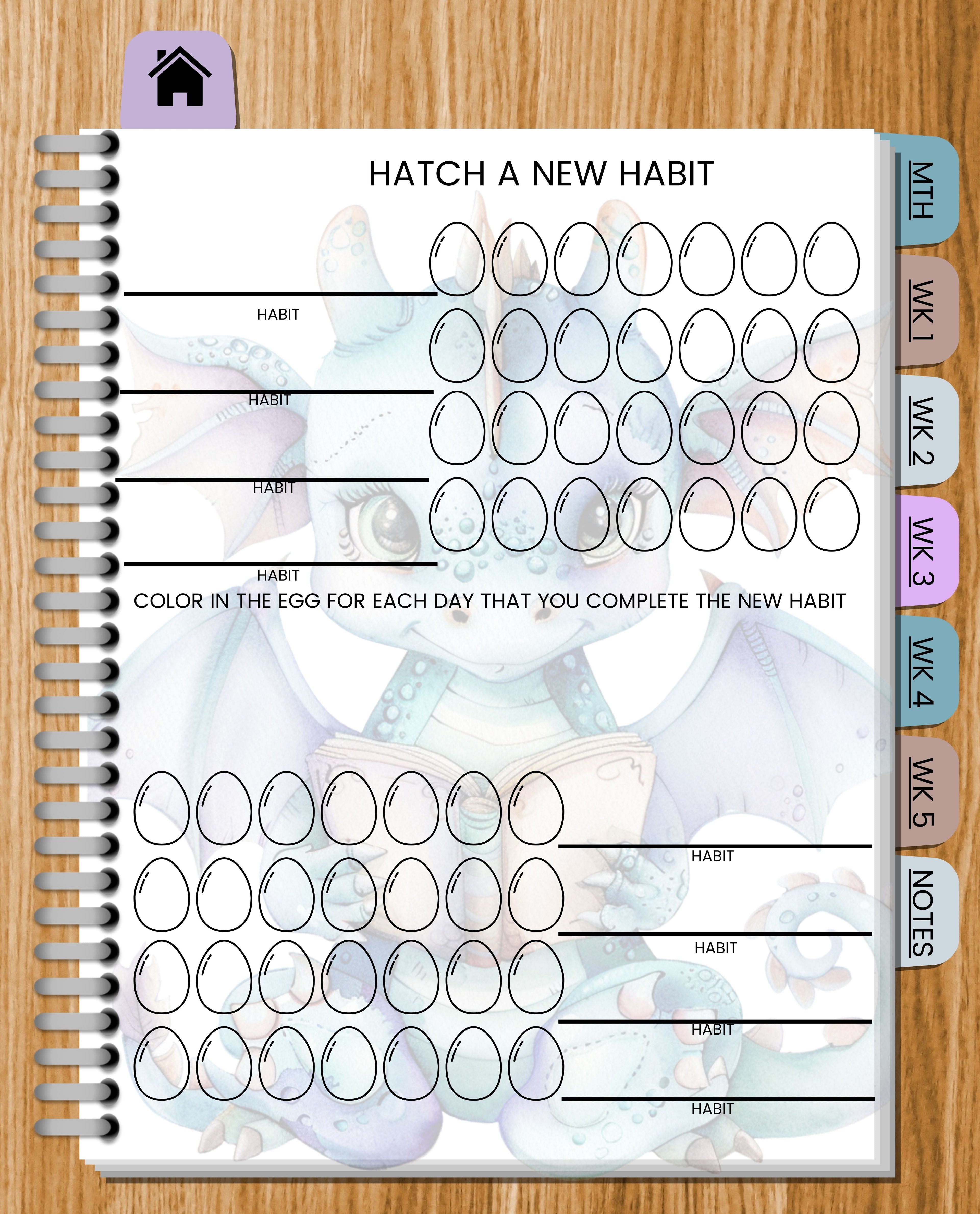 Roar-Some Dinosaur Digital Planner for Kids