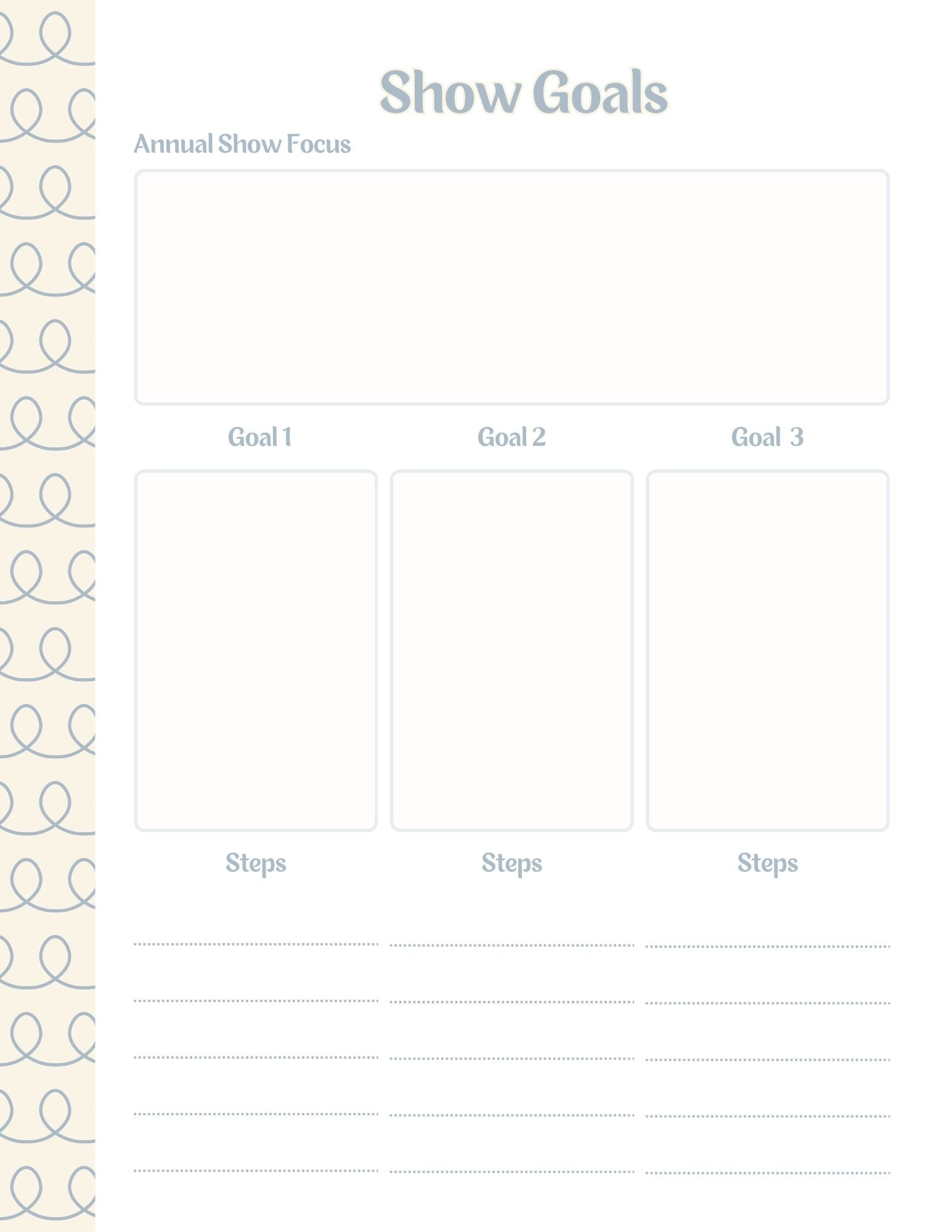 Vendor Show Planner and Tracker Binder