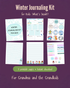 Winter Journaling Kit for Kids, what&