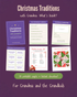 Christmas Traditions with Grandma Pack, 14 printable pages including keepsake pages, conversation cards, scavenger hunt and chatterbox craft