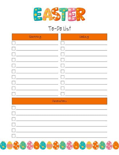 Easter Planner