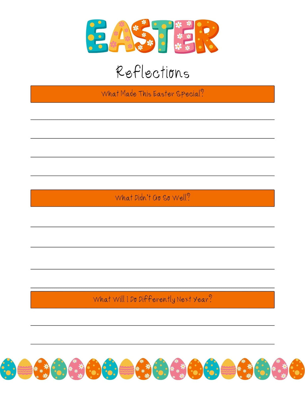 Easter Planner