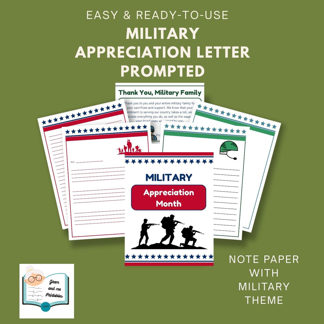 Military Appreciation Thank you Cards