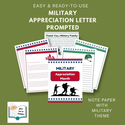 Military Appreciation Thank you Cards