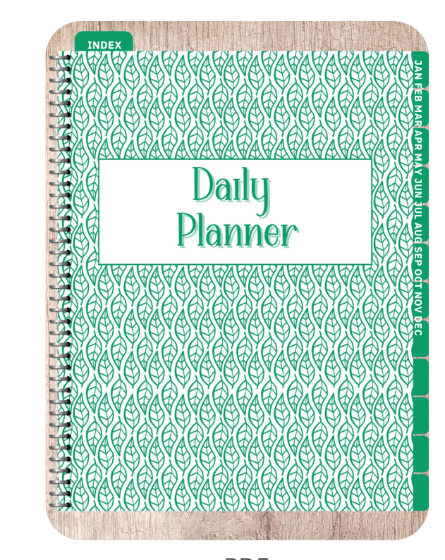 Undated Planner in green