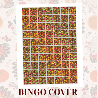 Fall Thanksgiving Bingo - 1 card per page