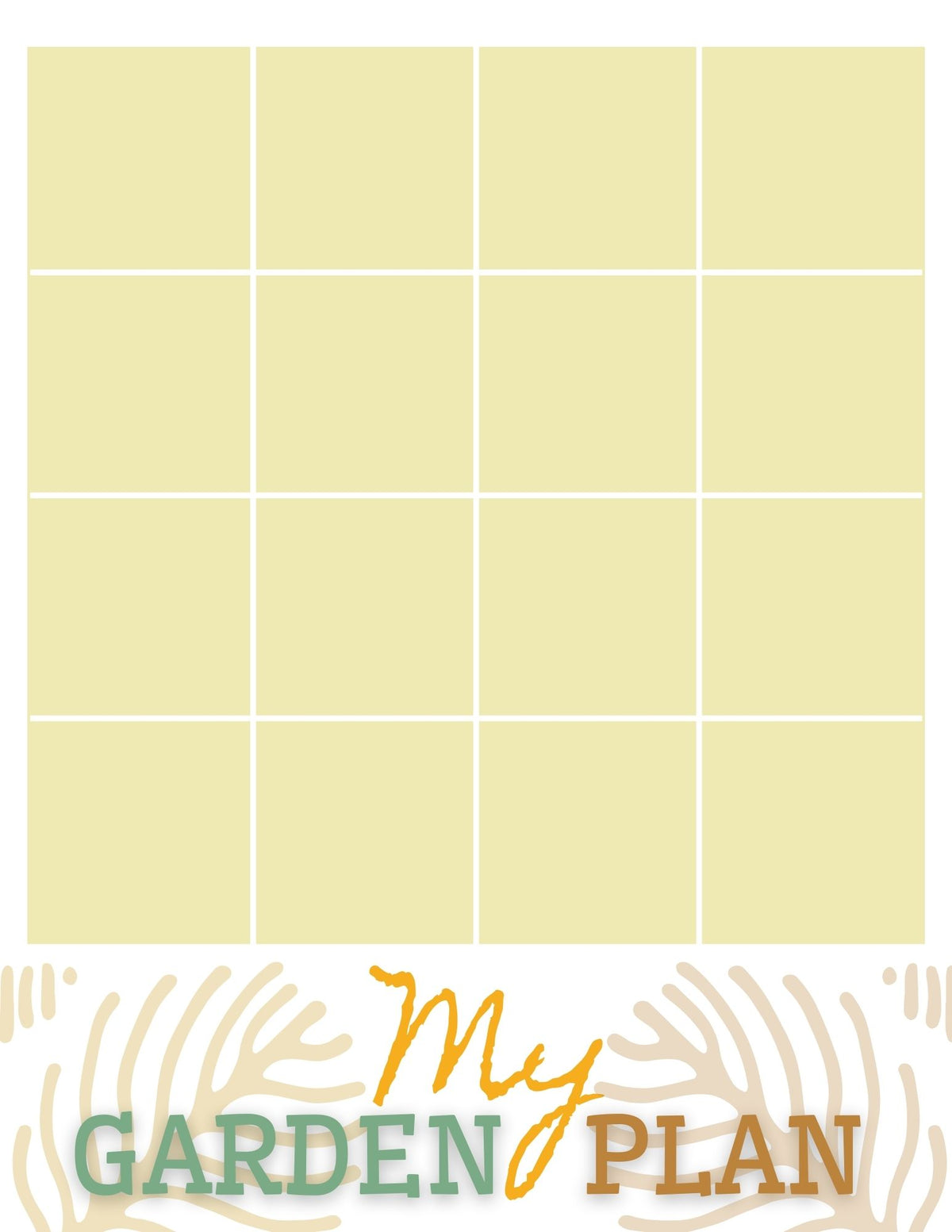 Simple Kids Garden Planner