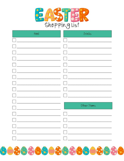 Easter Planner