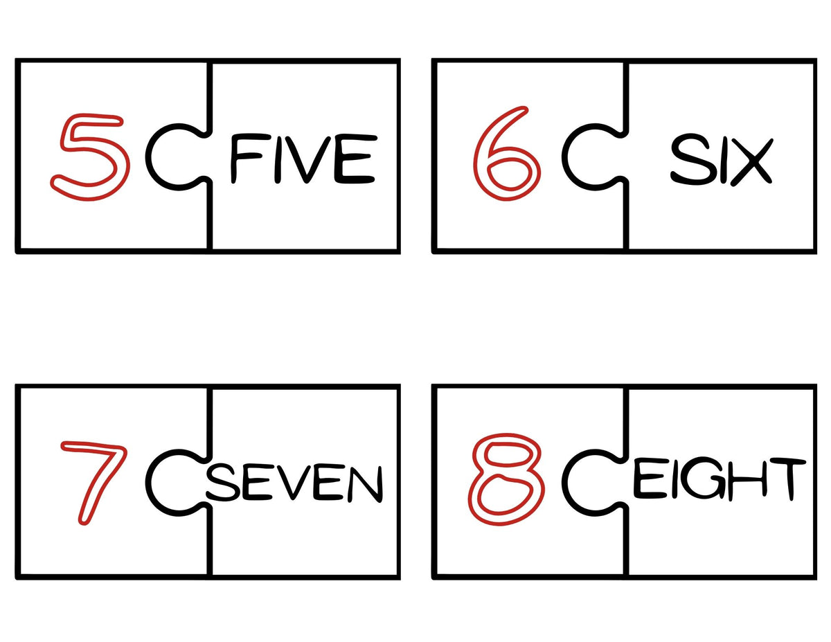 Thanksgiving Number Matching Game