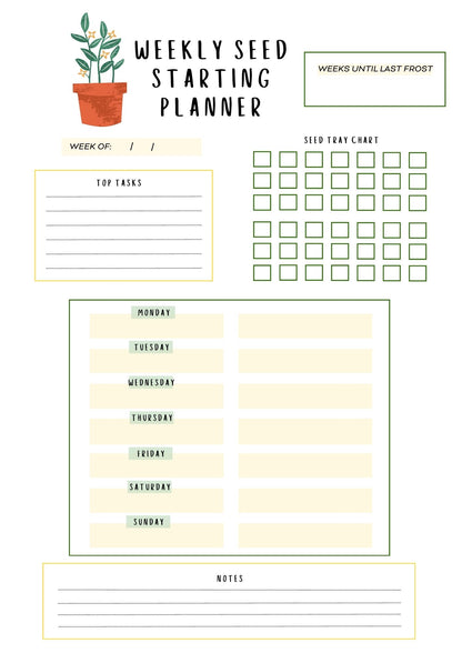 Seed Starting Planner