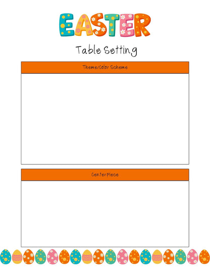 Easter Planner
