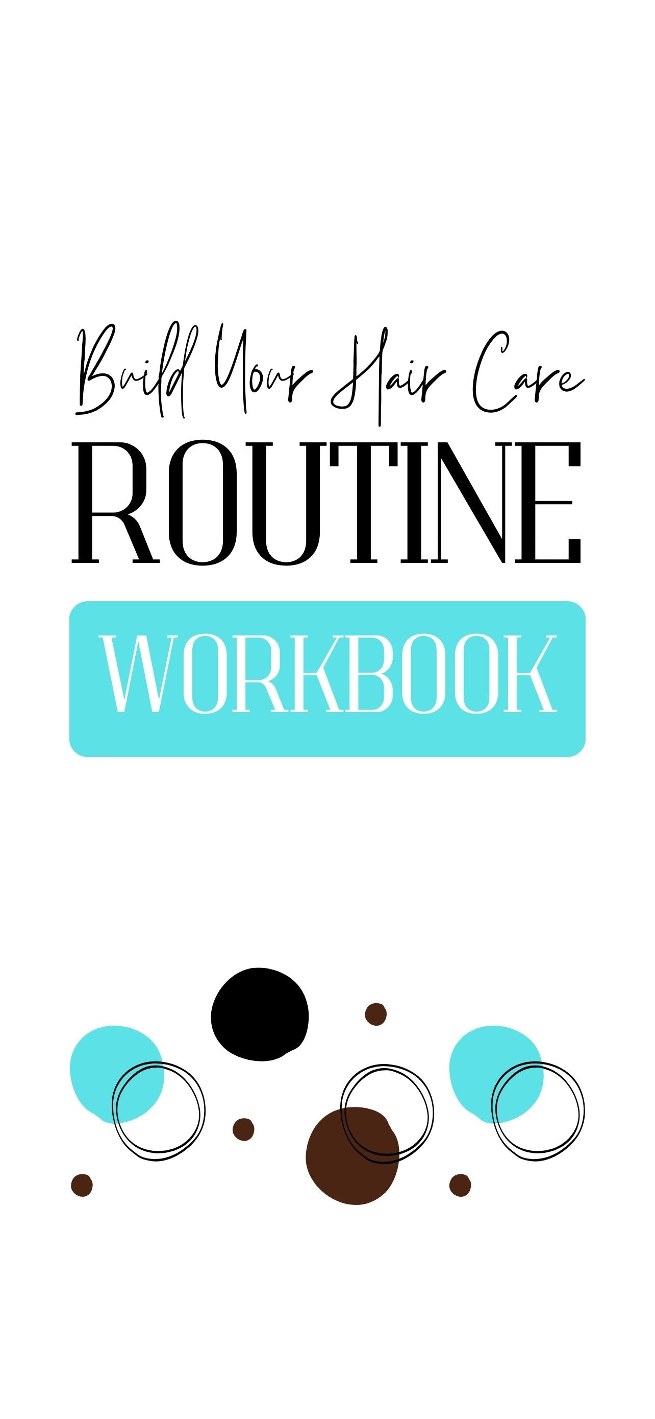 Hair Care Routine Workbook - Cellphone Digital – Gram and Me Printables