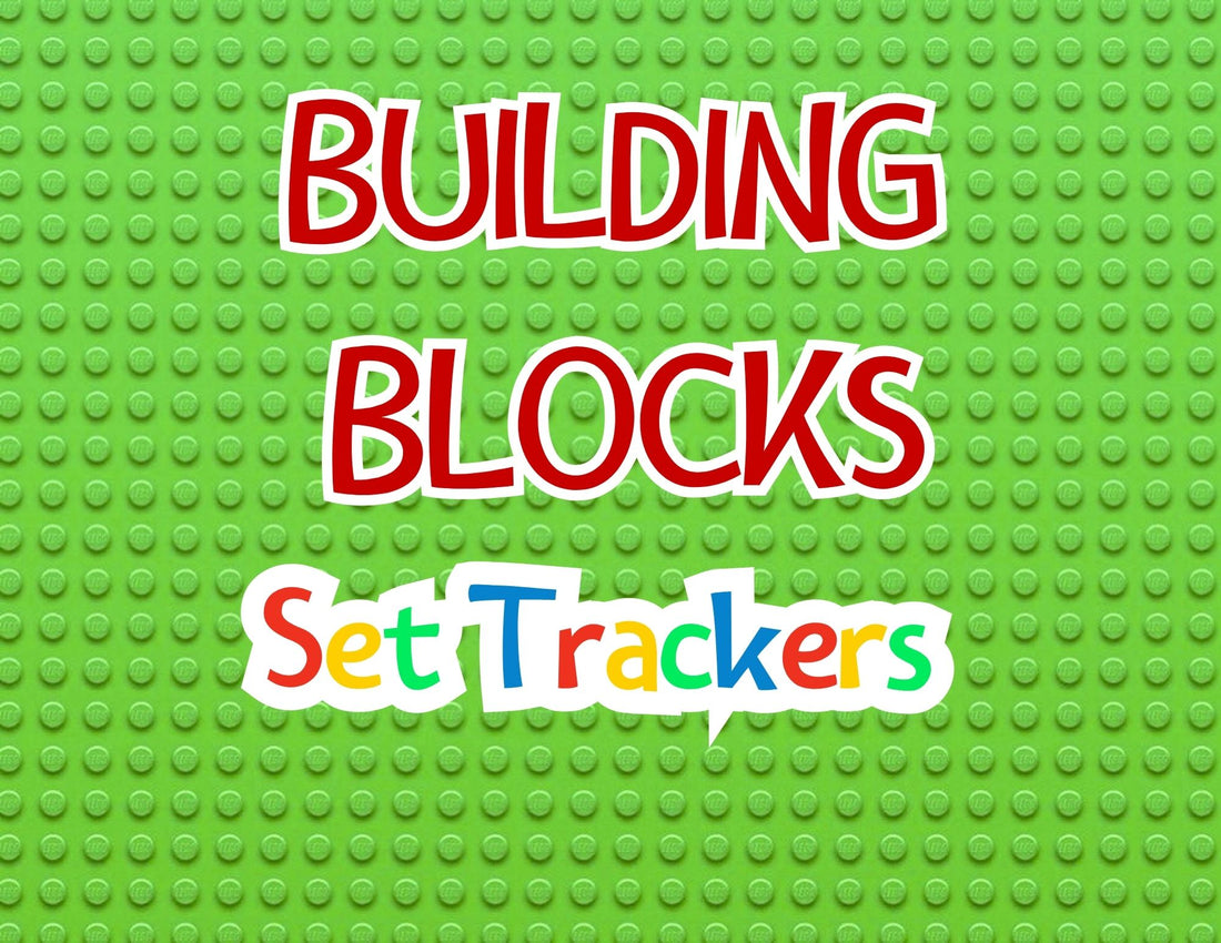 Building Block Tracker Sheets (light colored block background)
