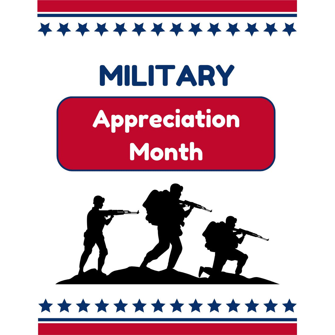 Military Appreciation Thank you Cards