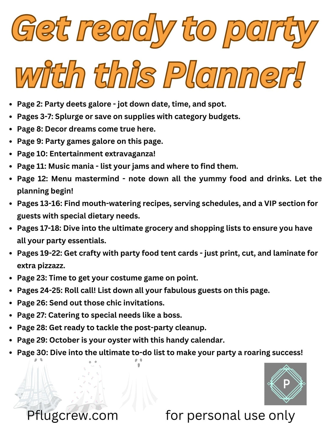Halloween Party Planner - Cell Phone