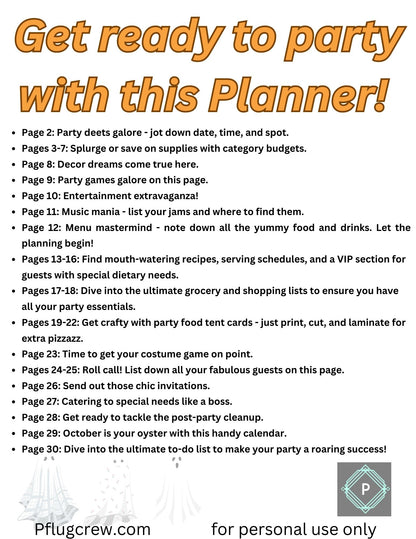 Halloween Party Planner - Cell Phone