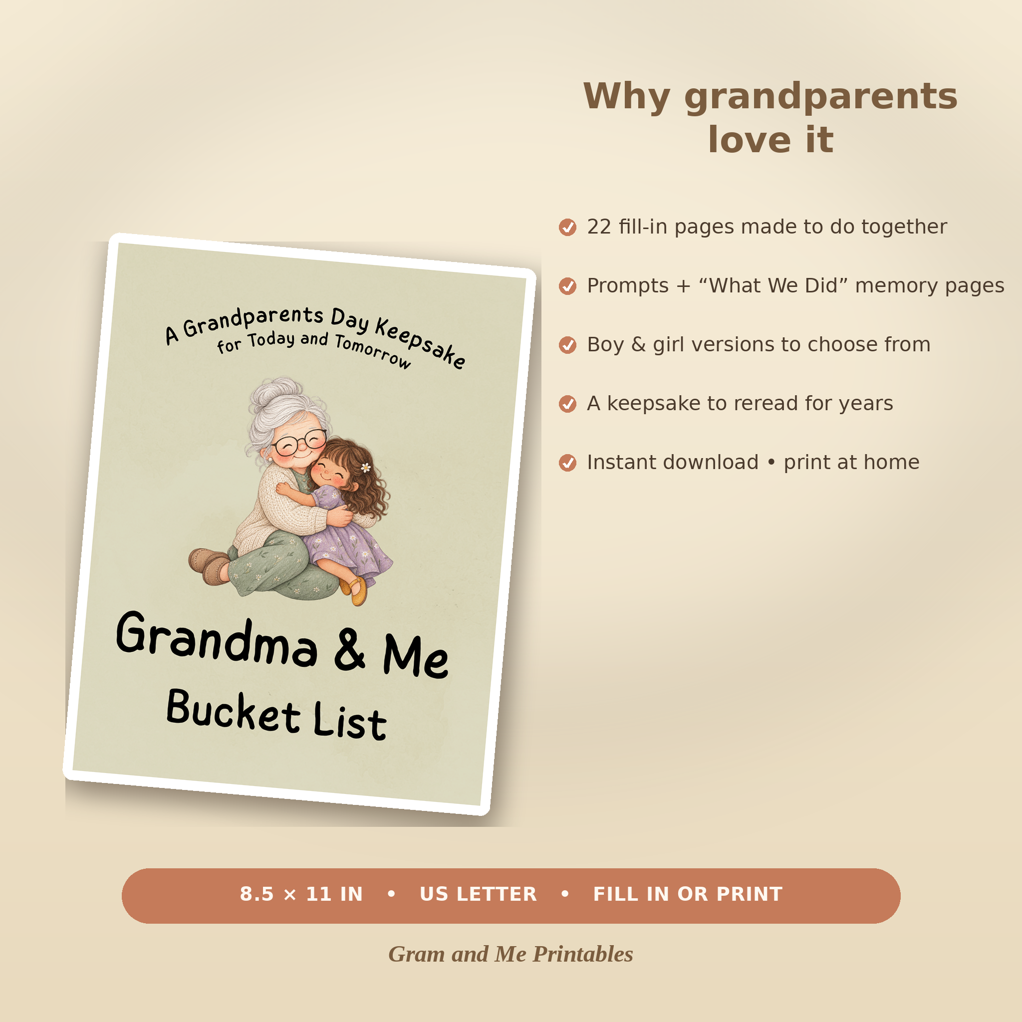 Grandma &amp; Me Bucket List