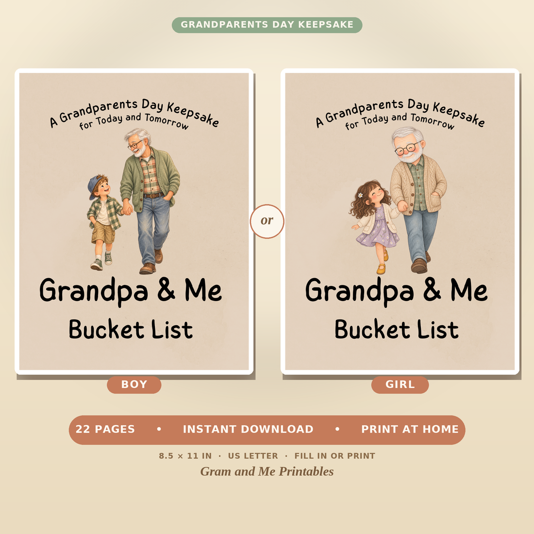 Grandpa &amp; Me Bucket List