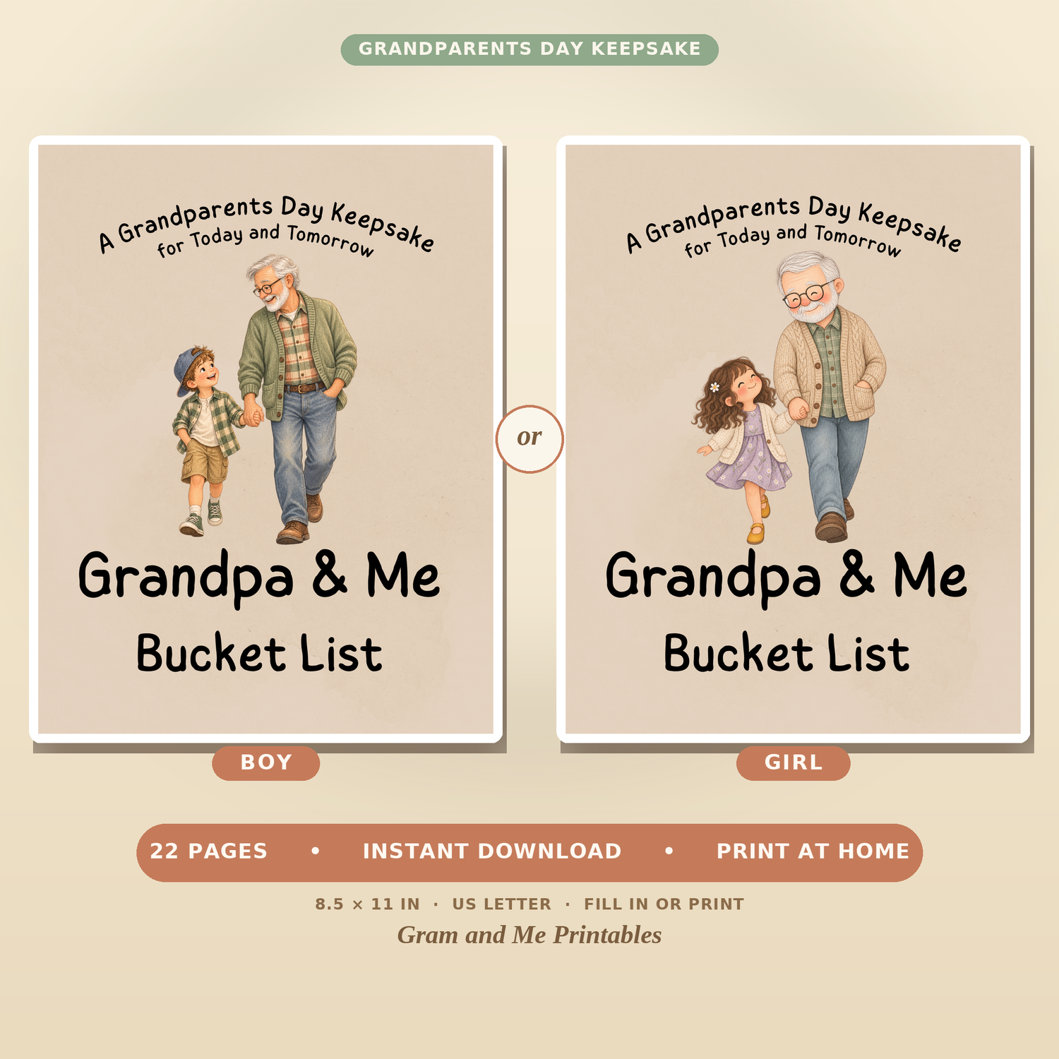 Grandpa &amp; Me Bucket List