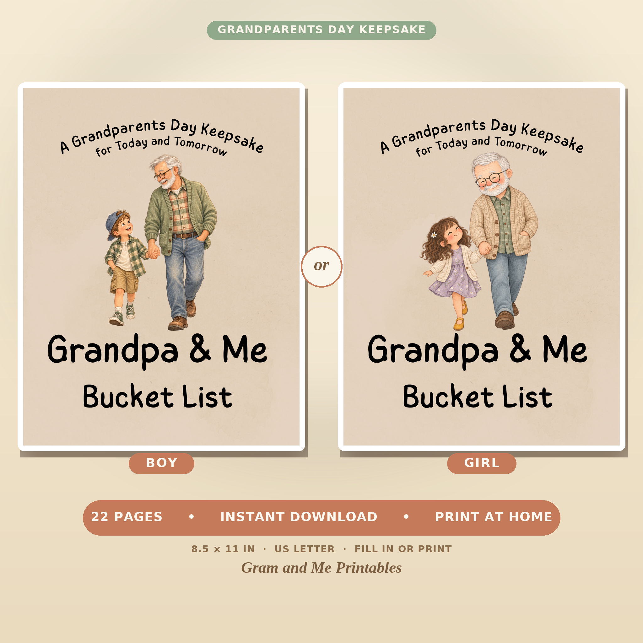 Grandpa &amp; Me Bucket List