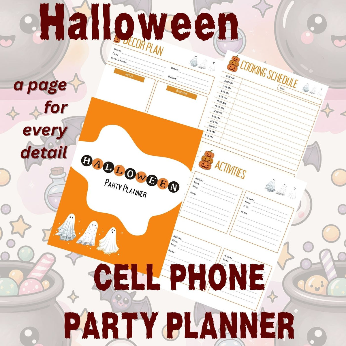 Halloween Party Planner - Cell Phone