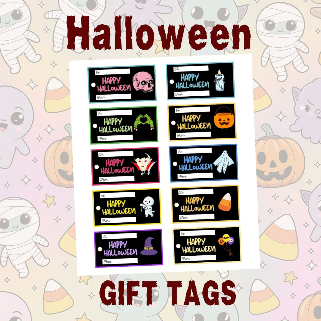 Halloween Gift Tags