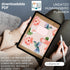 hummingbird planner in girls lap