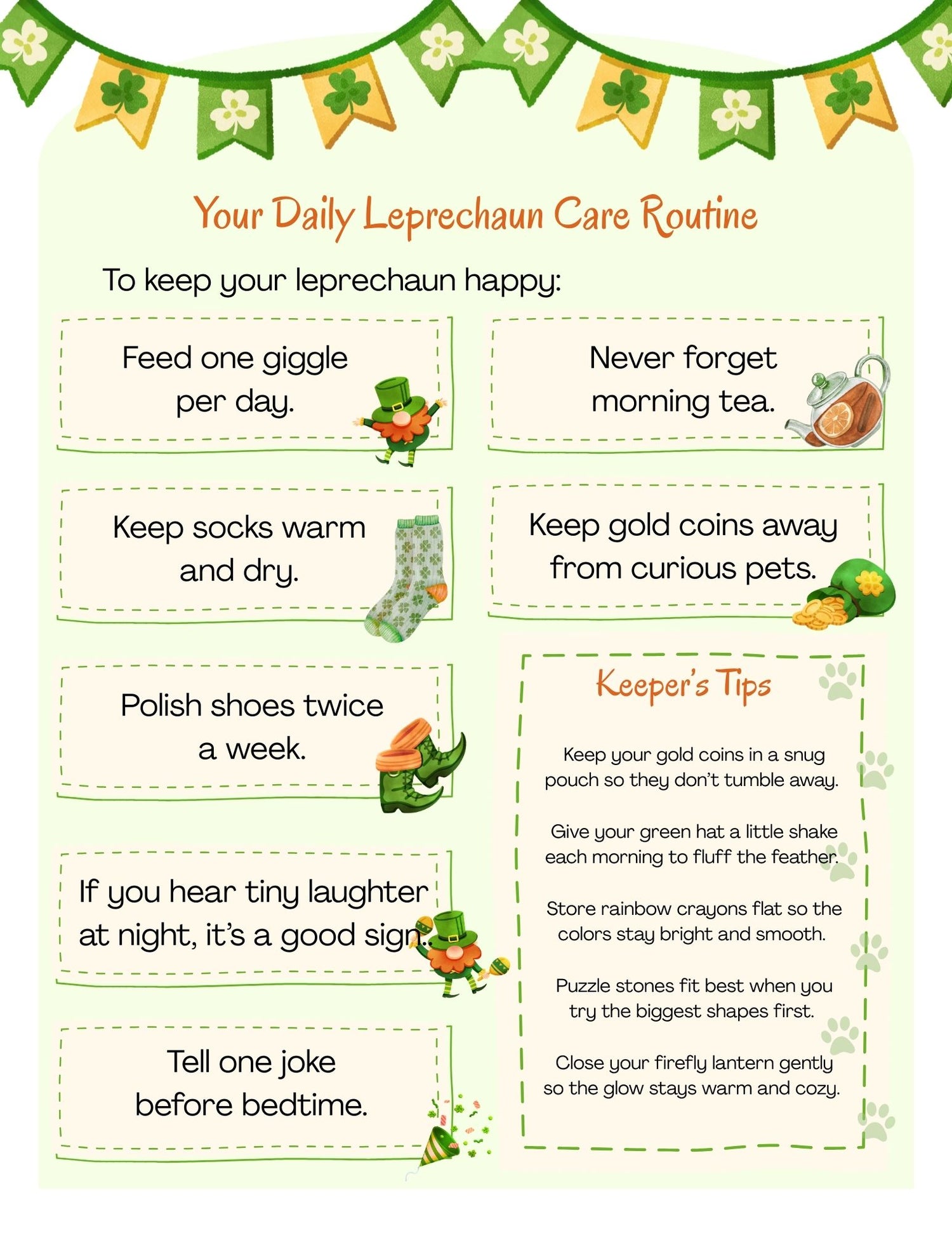 Adopt a Leprechaun Kit