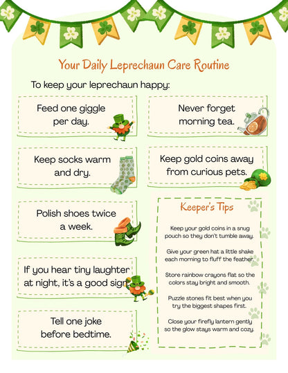 Adopt a Leprechaun Kit