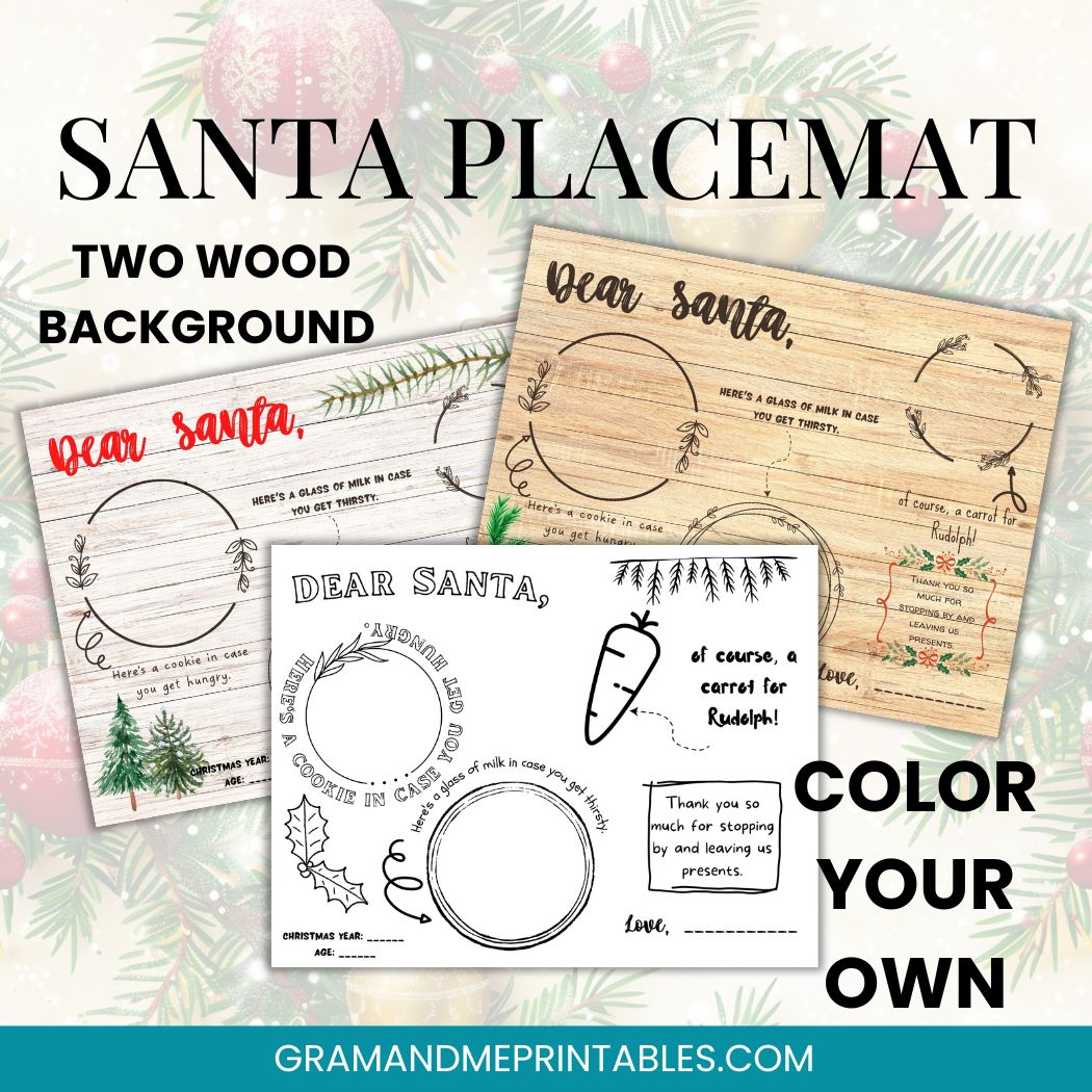 Santa Placemat
