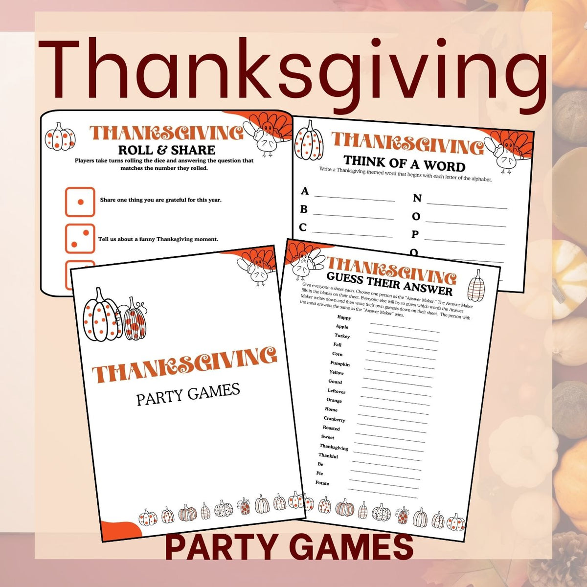Thanksgiving Holiday Bundle