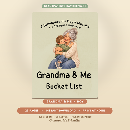 Grandma &amp; Me Bucket List