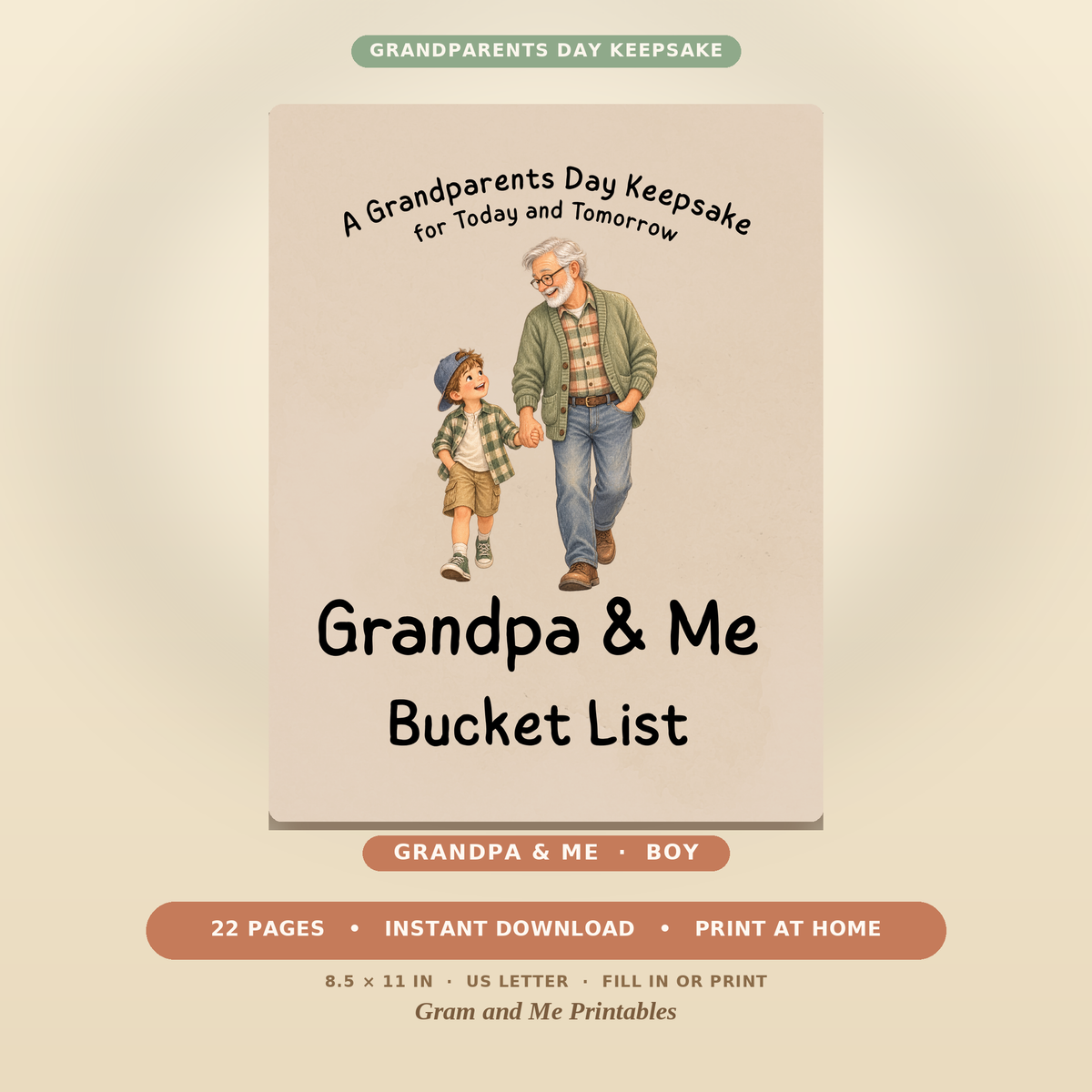 Grandpa &amp; Me Bucket List
