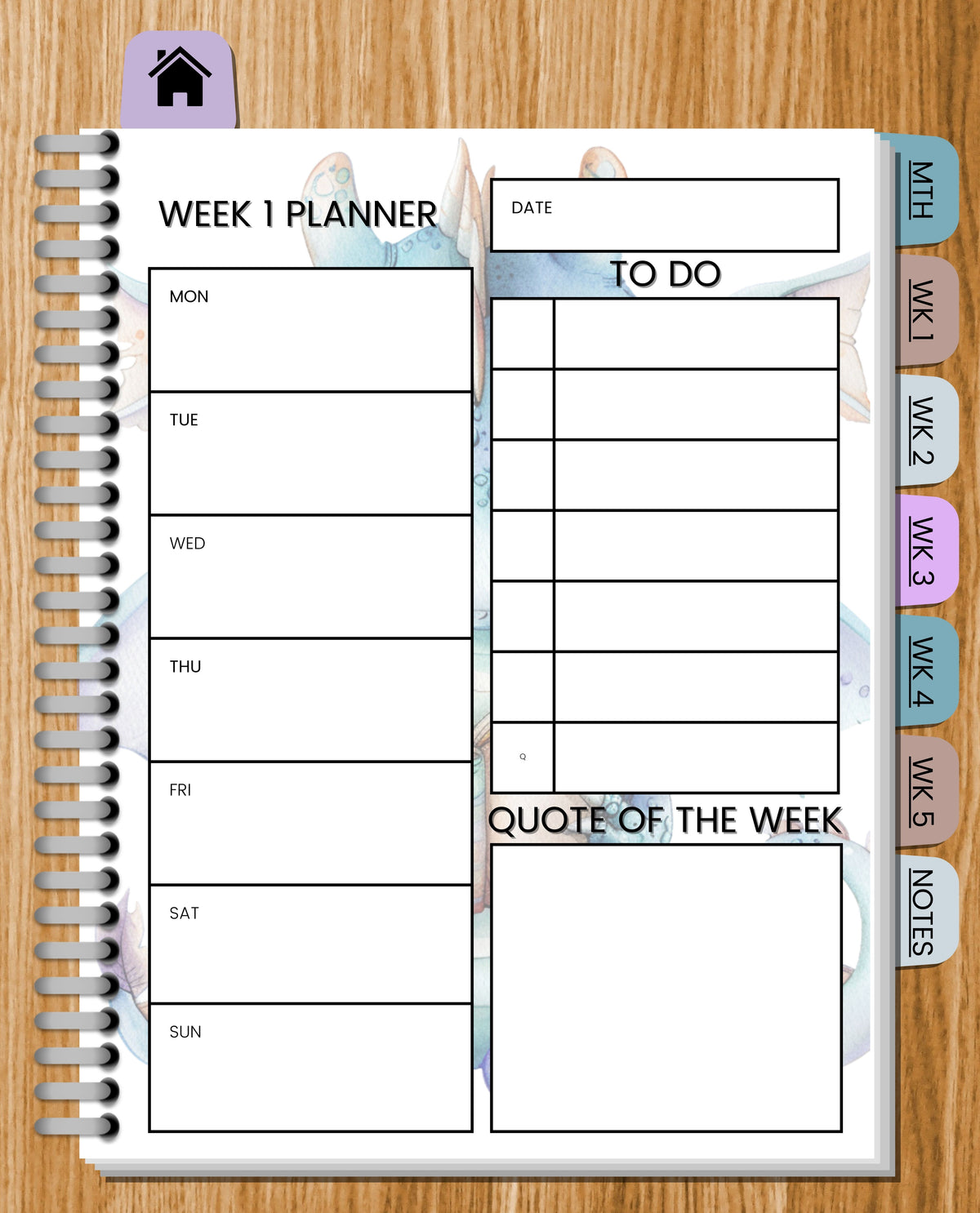 Roar-Some Dinosaur Digital Planner for Kids