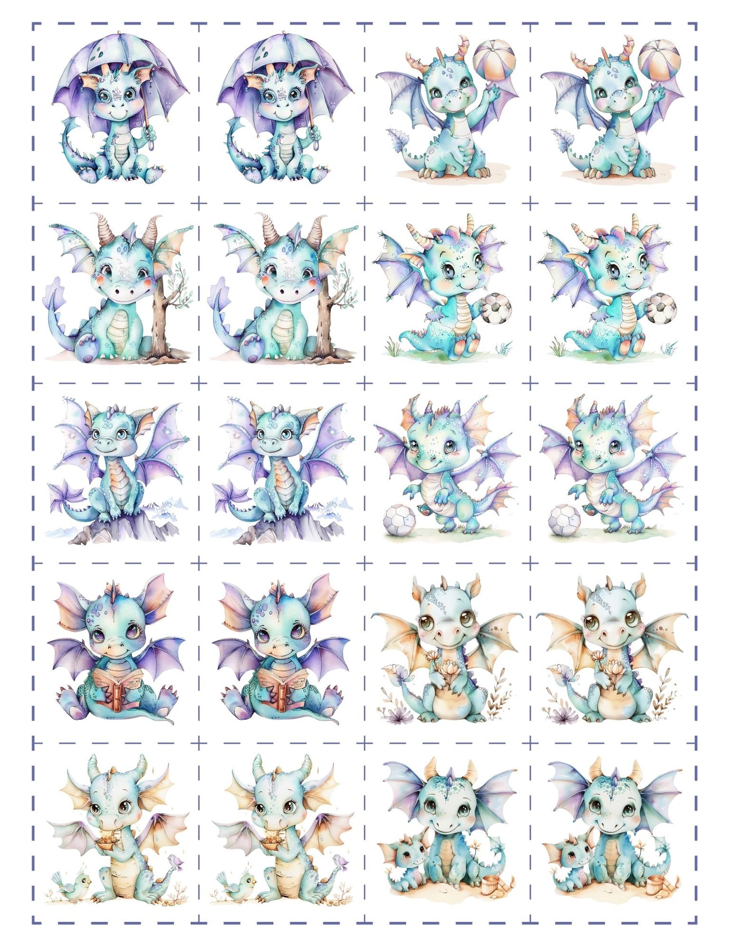 dinosaurs for matching game