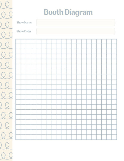 Vendor Show Planner and Tracker Binder
